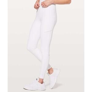 Lululemon Speed Up Tight 28" Size 4 White